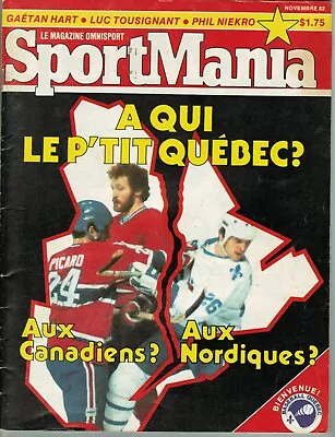 SportMania Magazine No. 30  FRANCAIS Expos Canadiens Montreal Manic • $2.91