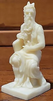 Moses By A. Santini Mini Figurine Alabaster And Resin 2.5  • $13