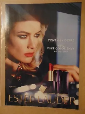 Magazine Print Ad ESTEE LAUDER Cosmetics Sculpting Lip Stick Advertising • $9.95