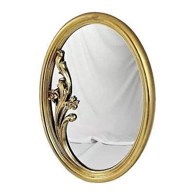 Vintage Homco Gold Frame Mirror Art Nouveau Hollywood Regency • $64