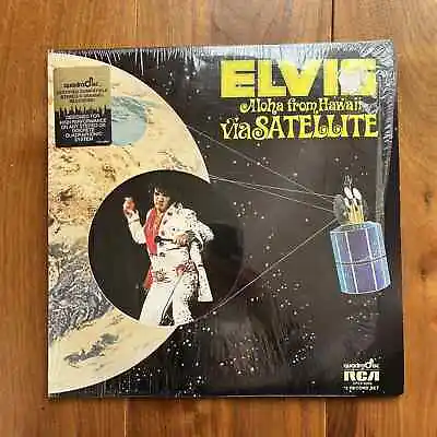 Elvis Aloha From Hawaii Quadradisc Die-Cut Gatefold Double LP RCA VPSX-6089 • $79