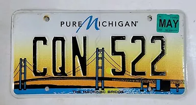 MICHIGAN MACKINAC BRIDGE & SUNSET License Plate ~ CQN 522 ~🔥FREE SHIPPING🔥 • $19.99