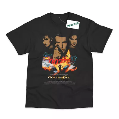 £13.95 • Buy Retro Movie Poster Inspired By James Bond Goldeneye T-Shirt