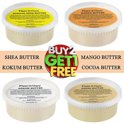 $9.45 • Buy 8 Oz. Butters 100% Pure Raw Natural Organic For Skin Face Body Hair