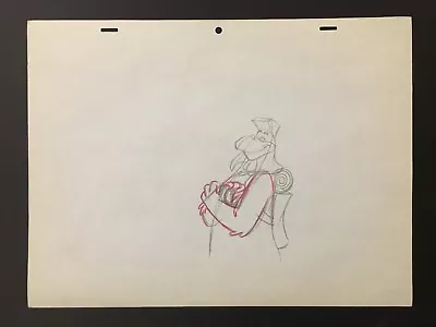 Warner Bros Production Layout Drawing Of FogHorn LegHorn By Robert McKimson 1962 • $300