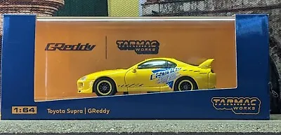 Tarmac Works Toyota Supra Greddy 1:64 Scale Hobby64 Series Usa Stock!!! • $39.99