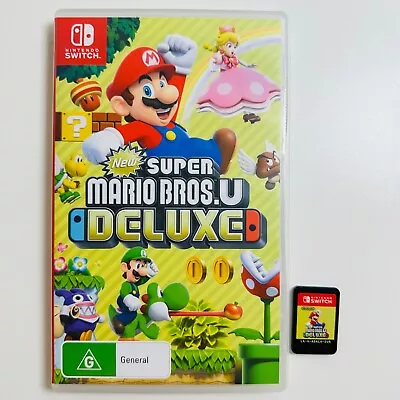 New Super Mario Bros. U Deluxe - Nintendo Switch - Free Tracked Post! • $55