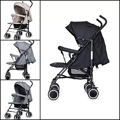 Baby Pram Pushchair Lightweight Stroller Children Infant Travel Buggy Storage UK • £59.99