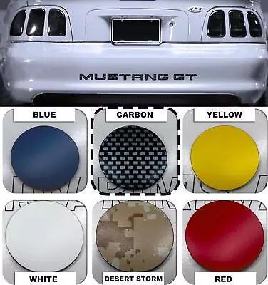 Raised Plastic Letters Compatible With 1994-1998 Mustang GT Models In Carbon • $18.99