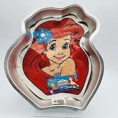 Wilton Disney Princess Little Mermaid Cake Pan Mold #2105-4355 Approx 11” X 10” • $11.99