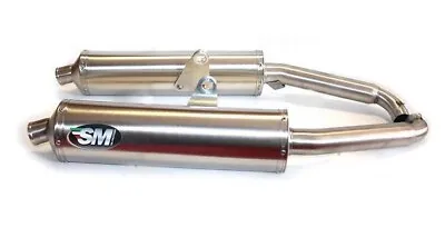 For Ducati ST4 Silmotor Exhaust Titanium Oval Silencers Road Legal • $931.14