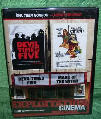 New Rare Oop Code Red Devil Times Five & Mark Of The Witch Double Movie Dvd Set • $24.95