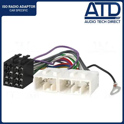 ISO Adaptor For Mazda MX5 MX6 RX7 Xedos 6 Xedo 9 Radio Wiring Harness CT20MZ01 • £5.95