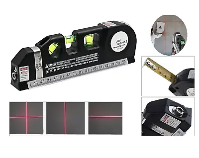 Multi-Purpose Laser Level - With 8ft/2.5M Tape Measure • £7.99