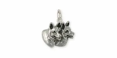 £90.30 • Buy German Shepherd Charm Jewelry Sterling Silver Handmade Dog Charm GS12-C