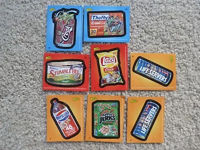 2011 Topps WACKY PACKAGES 8 Stickers Card Lot Erasers Set? • $5