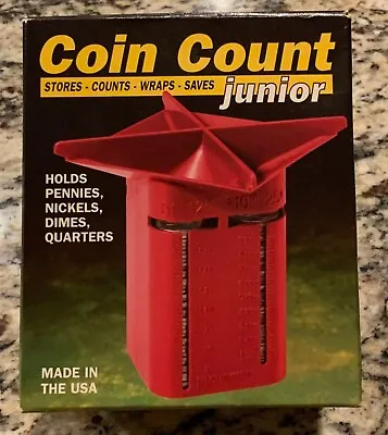 Vintage Coin Count Junior Speed Sorting Change Counter & Wrapper Made USA • $12.95