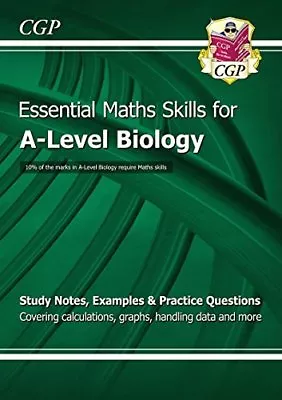 New A-Level Biology: Essential Maths Skills By CGP Books • £2.58