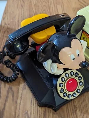 Disney Mickey Mouse Vintage Phone Works Talking Mickey Ringtone  • $17