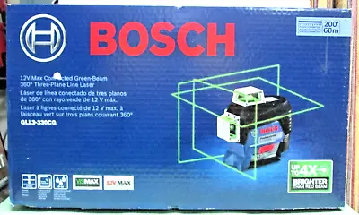 Bosch GLL3-330CG 200ft 360-Degree Green Three-Plane Self-Leveling & Alignment • $429.89