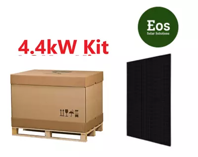 4.4Kw Solar Panel Kit = Trina Vertex S+ 440W Dual Glass N-Type Black White Mo... • £1090