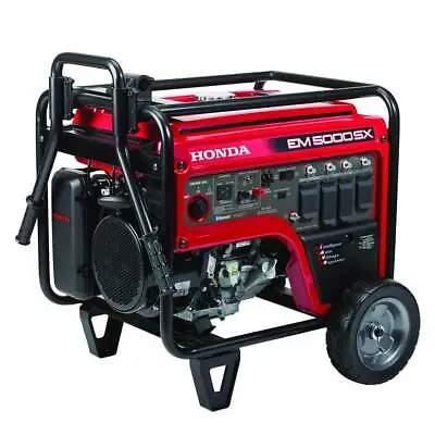 Honda EM5000SXK3AN 5000W 120/240V Electric Start Generator W/CO-MINDER Bluetooth • $2799