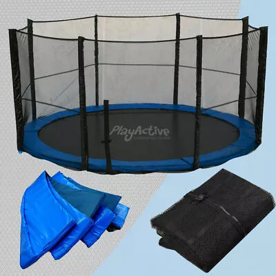 Trampoline Replacement Rain Cover Spring Cover Jump Mat Safety Net All Sizes • £59.99