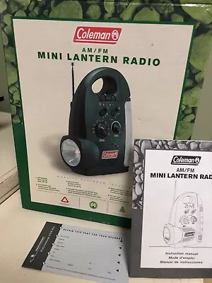 Coleman AM/FM Mini Lantern Radio Emergency Camping Preparedness • $40