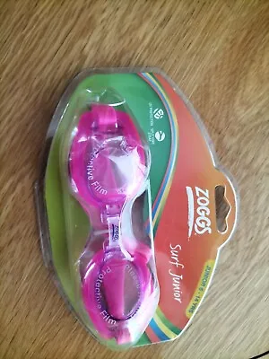 Zoggs Surf Junior Pink Swimming Goggles 6-14 Years Brand New • £8.50