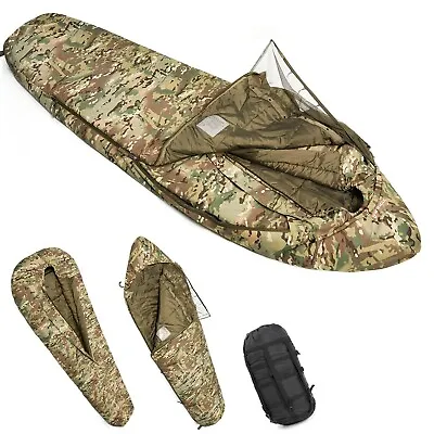 Military Rifleman Sleeping Bag System 2.0 With Bivy Cover Multicam Tourist Bag • $139.49