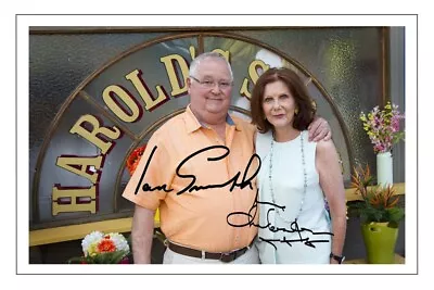 IAN SMITH & ANNE CHARLESTON Signed Autograph 6x4 PHOTO Gift Print NEIGHBOURS  • £3.79