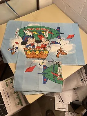 Vintage Disney Mickey Mouse Air Mobile Pillowcases • $16.99