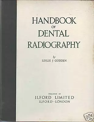 £45 • Buy Handbook Of Dental Radiography .1935 