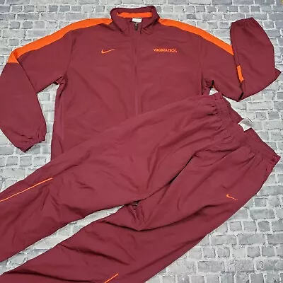 Virginia Tech Hokies Nike Track Suit Mens Medium Storm-Fit Athletic Warmup Set • $49.99