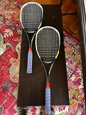 Dunlop Biomimetic Elite Pair For Sale Squash Racquets  X2 Used Cond • $75