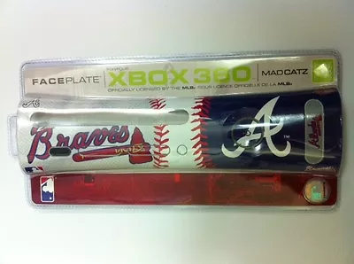 $9.95 • Buy NEW Official Atlanta Braves MLB Faceplate  For Microsoft XBOX 360 