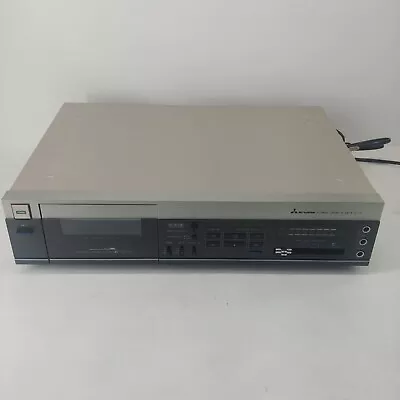 Vintage Mitsubishi DT-31 Stereo Cassette Deck No Playback - For PARTS Or REPAIR • $19.97