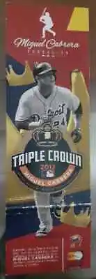 11/22/2015 Ticket Stub Miguel Cabrera Triple Crown  Museo Beisbol Venezuela • $79.99