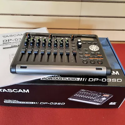 Tascam DP-03SD 8-Channel Digital Portastudio USB Recorder DP03SD - Mint! • $295