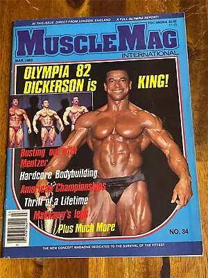 MUSCLEMAG Bodybuilding Muscle Magazine CHRIS DICKERSON/Mike Mentzer 3-83 • $14.99