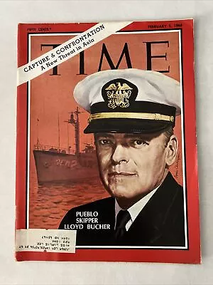 1968 February 2 Time Magazine Pueblo Skipper Lloyd Bucher (MH871) • $15.99