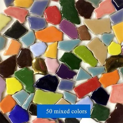 Mosaic Crystal Irregular Tiles Crystal Multicolor Wall Tile Decoration Diy 100g • $21.26