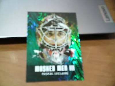 2010-11 Igt Btp Masked Men Iii Emerald Version #mm-39- Pascal Leclaire- Ottawa • $1.50