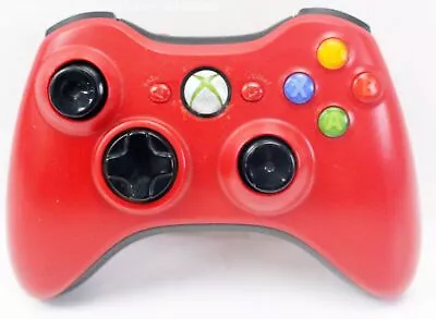 Genuine OEM Microsoft Xbox 360 Resident Evil Red Wireless Controller-TESTED • $26.99