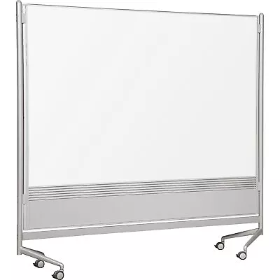 Best-Rite D.O.C. Porcelain Mobile Dry-Erase Whiteboard Anodized Aluminum Frame • $1012.59