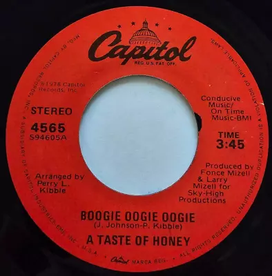 70's DISCO US IMPORT A Taste Of Honey – Boogie Oogie Oogie • £0.99