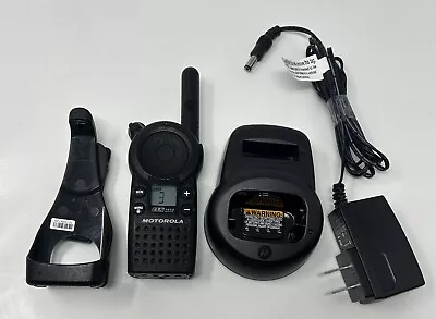 Motorola CLS1410 4 Channel Radio With Charger & Clip Great Condition Tested • $59.99