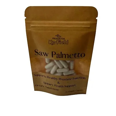 Saw Palmetto 100% Organic Capsules 500 Mg Quantity 30 • $16.50