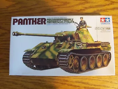 Tamiya 1/35 Scale German Panther Ausf.A Tank Model Kit. [untouched] • £15.99