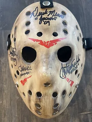 Derek Mears Cast Signed Jason Voorhees Mask Friday The 13th • $139.99